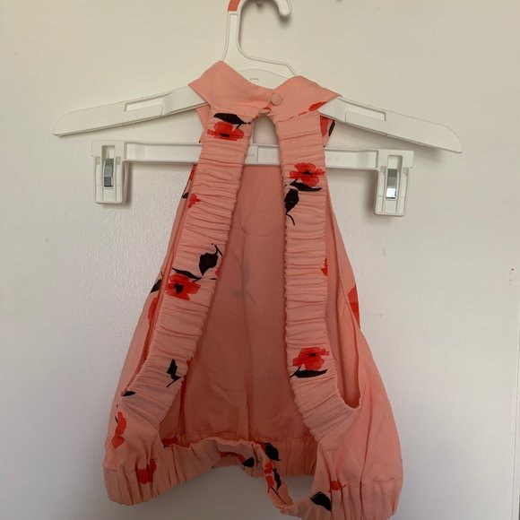 Pink Linen Floral 2-piece Set XS - Picture 9 of 12